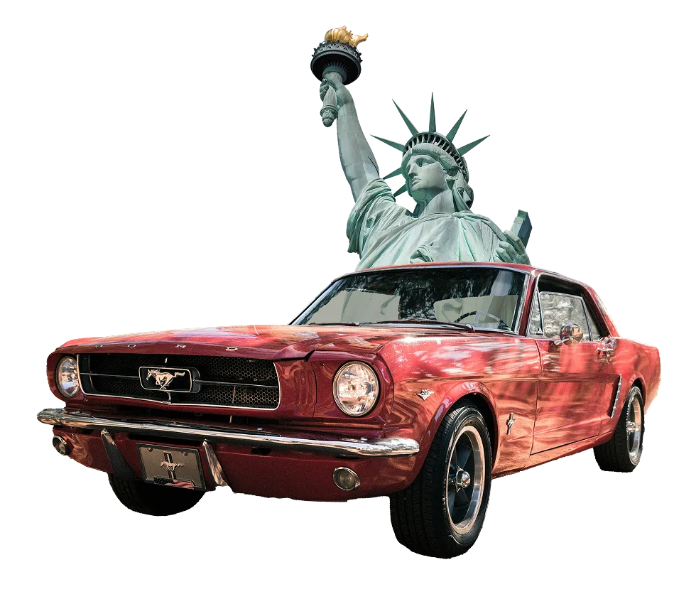 Mustang-i-statua-wolności Mustang i statua wolności